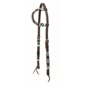 Country Legend Cherokee Bead One Ear Headstall