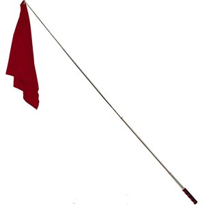 Mustang Telescopic Training Stick w/ Red Flag 6in - 6.5ft