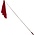 Mustang Telescopic Training Stick w/ Red Flag 6in - 6.5ft
