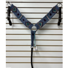 Hand Crafted Mohair Breast Collar - Blue/Purple/Teal