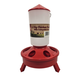 Poultry Feeder with Collapsible Legs 1.5kg