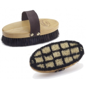 Wood Back Body Brush with Pig Bristles