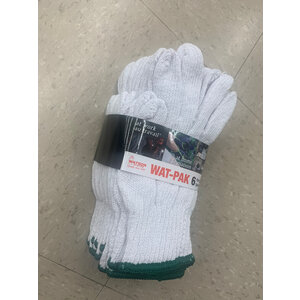 Watson White Knight Cotton Gloves, 6pk