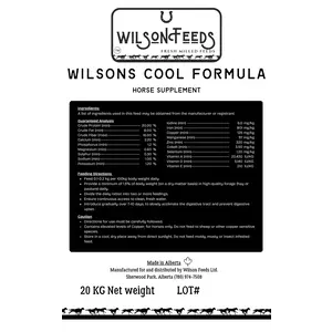 Wilson Feeds Cool Formula 20kg