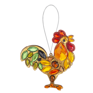 Acrylic Rooster Ornament