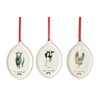 Farm Animal Disc Ornament - Cow