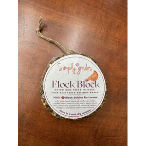 Simply Grubs - Flock block Round 10cm