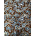 Handmade Wild Rag Brown and blue paisley