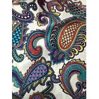 Hnadmade Wild rag White with multicoloured flowers