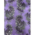 Handmade wildrag Purple Paisley