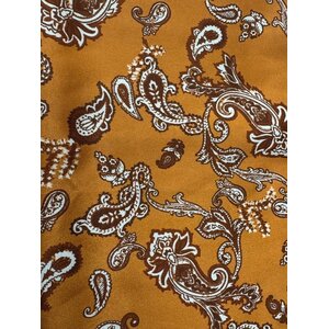 Handmade Wild Rag Rust Paisley