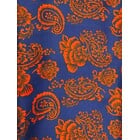 Handmade Blue and Red Paisley/ Rose