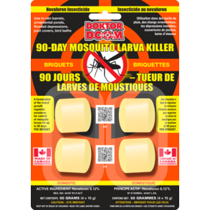 Doktor Doom 90-Day Mosquito Larva Killer Tabs