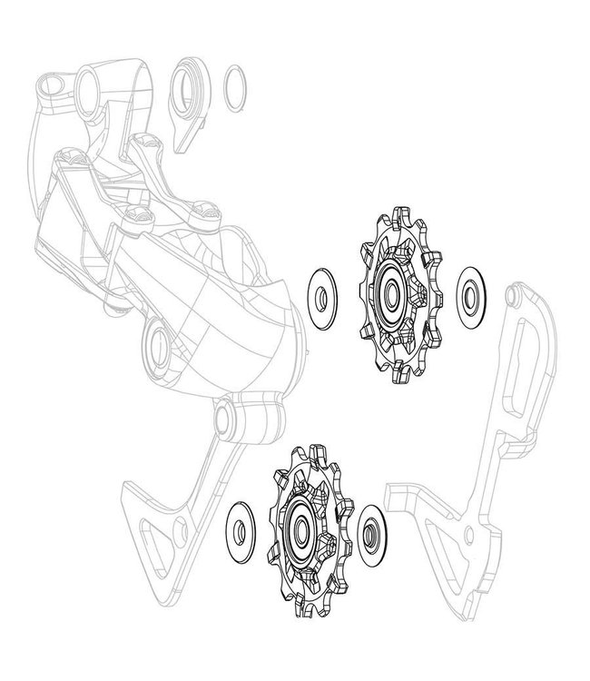 SRAM GALETS X01/DH X-SYNC