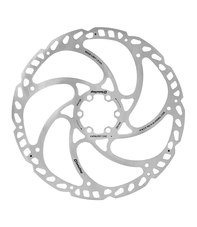 SwissStop DISQUE Catalyst One 6 Bolt, Rotor, 203mm, ISO 6B