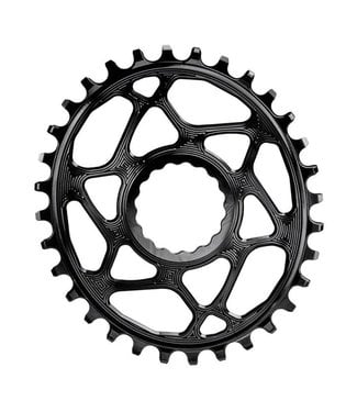 absoluteBLACK PLATEAU OVAL RACEFACE 32D BLACK