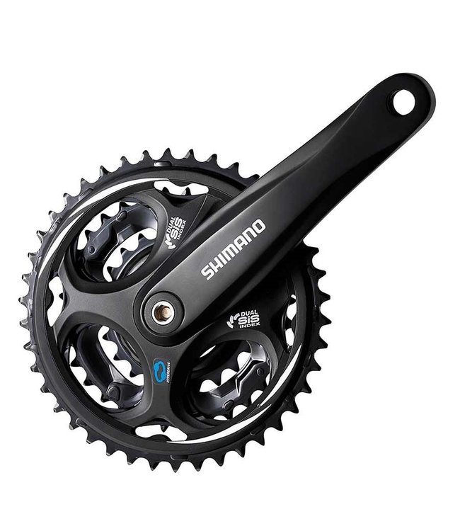 Shimano PEDALIER Altus FC-M311, Crankset, 7/8 sp., 175mm, 22/32/42T, Riveted, Square, 50mm, Black