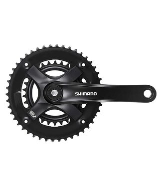 Shimano Pédalier FC-TY501-2 | 7/8 Vit. BCD: Rivets, 30/46 | Square | 170mm