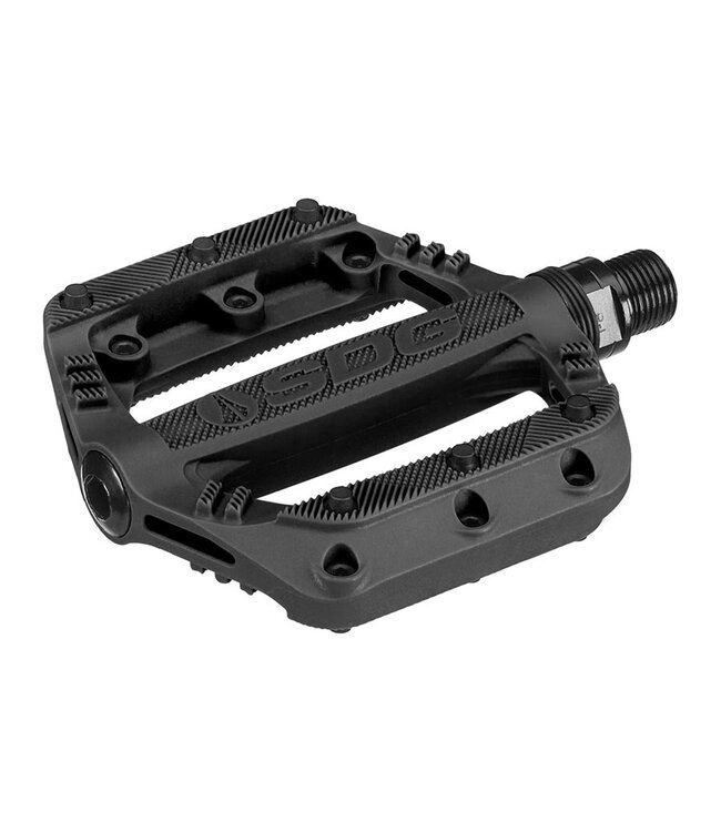 Pédales plateformes JR Slater Nylon |  Axe: Cr-Mo, 9/16''