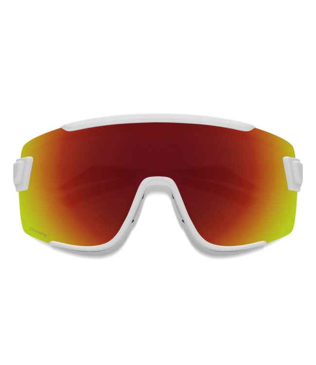 Smith Wildcat White ChromaPop Red Mirror/Clear