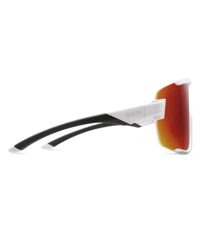 Smith Wildcat White ChromaPop Red Mirror/Clear