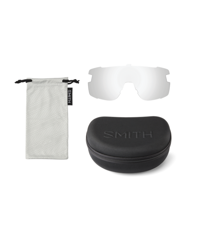 Smith Wildcat White ChromaPop Red Mirror/Clear