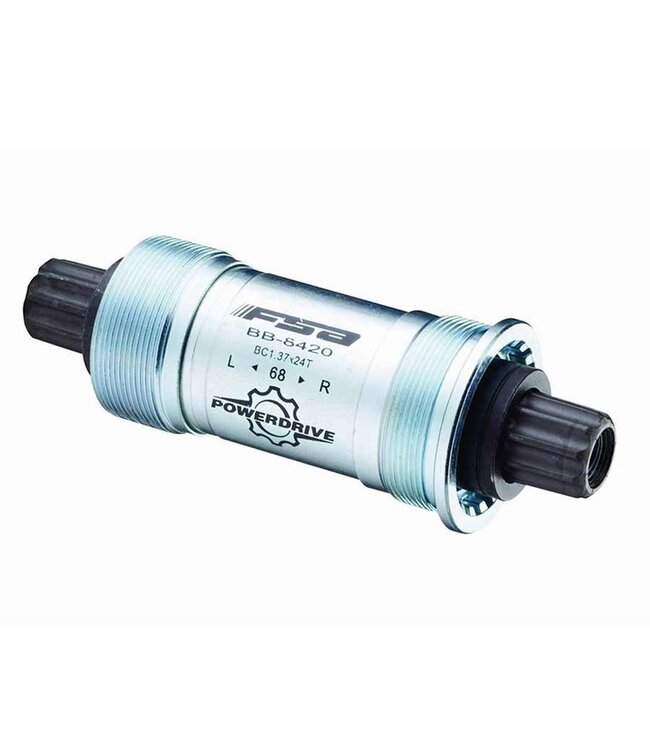 JEU DE PEDALIER Power Drive, BB Shell: 68mm, Axle: 113mm, Steel, Black, 210-3513