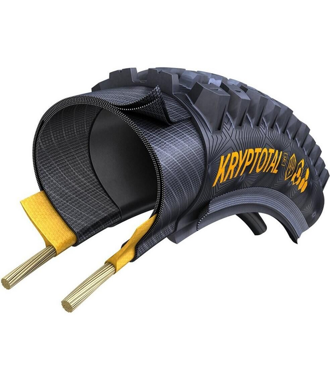 Kryptotal Rear Tire - 27.5 x 2.40, Tubeless, Folding, Black, SuperSoft, Downhill Casing, E25