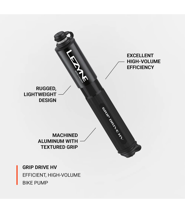 Lezyne Grip Drive HV Pump - Small