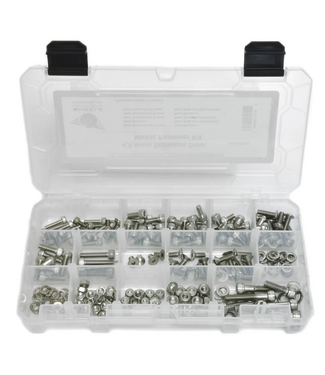 Stainless Steel Fastener Kit - 4, 5, 6mm