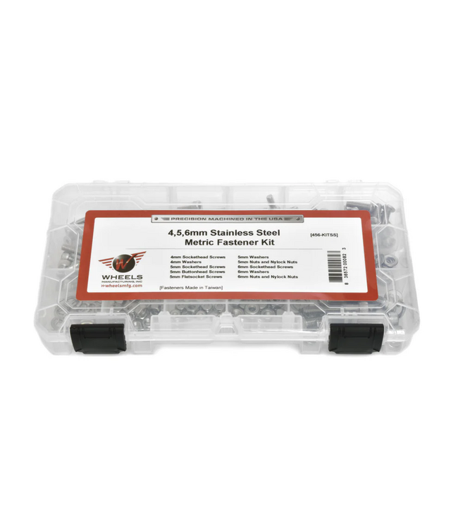 Stainless Steel Fastener Kit - 4, 5, 6mm