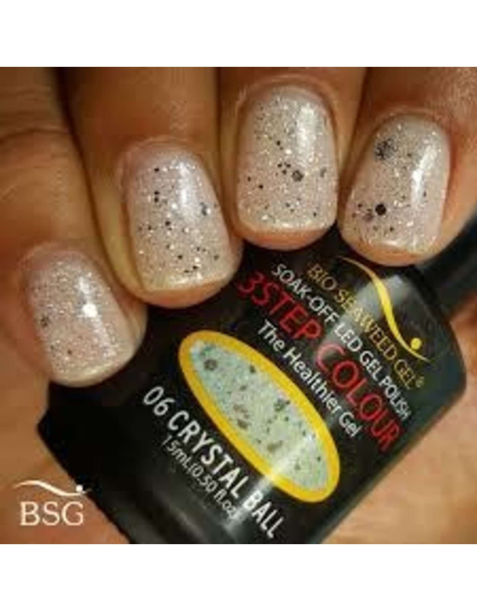BIOSEAWEED 3STEP Colour Gel Polish 006 Crystal Ball