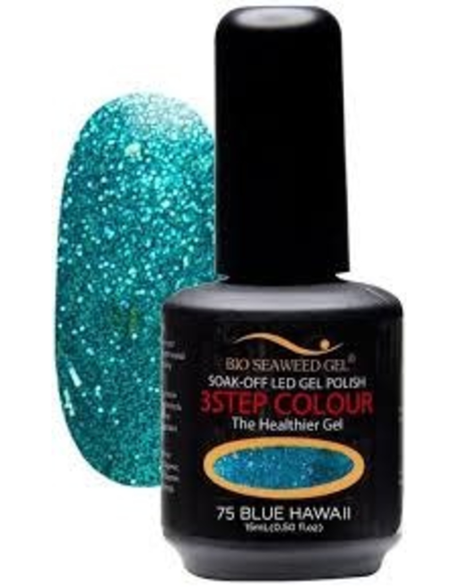 BIOSEAWEED 3STEP Colour Gel Polish 075 Blue Hawaii