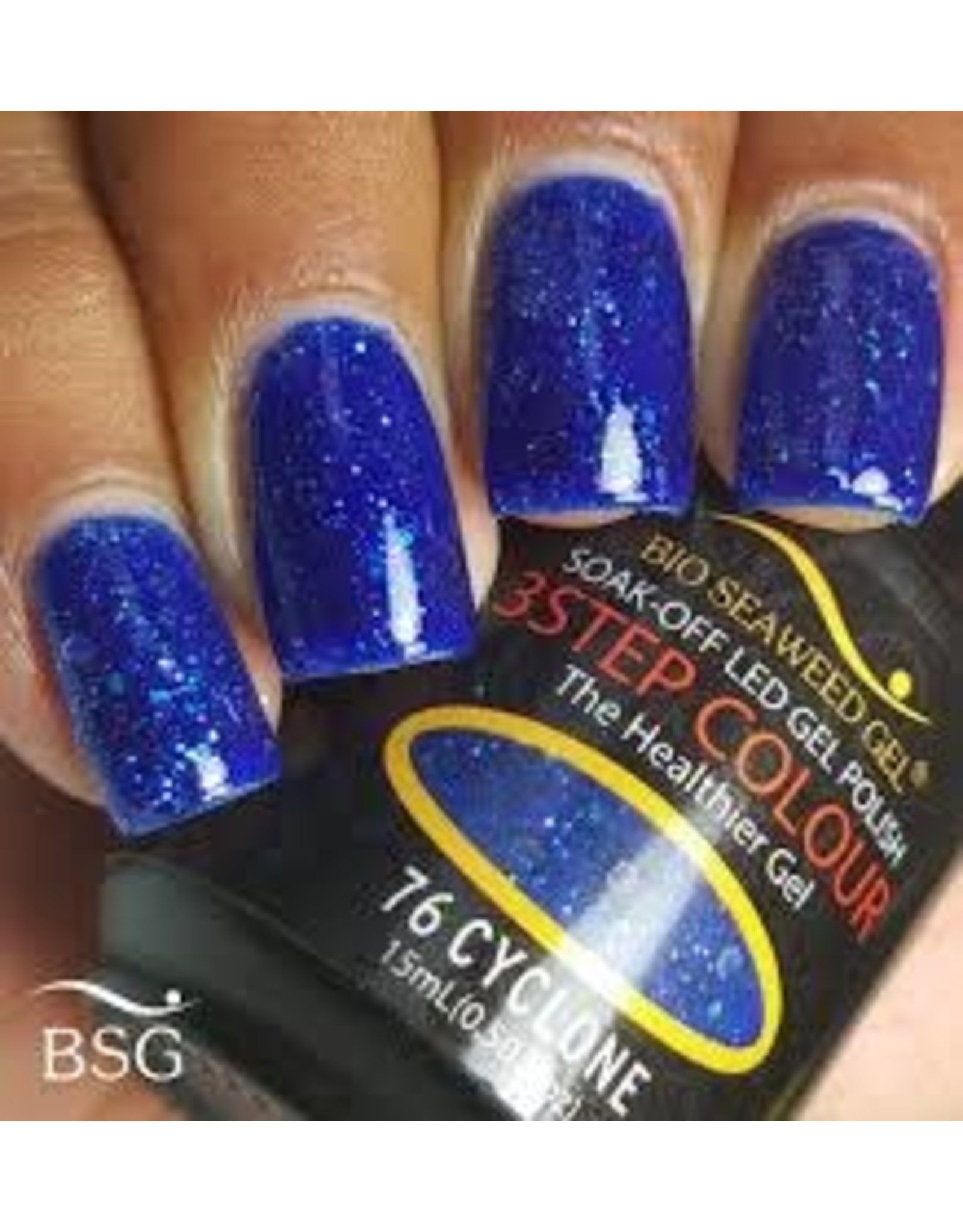 BIOSEAWEED 3STEP Colour Gel Polish 076 Cyclone