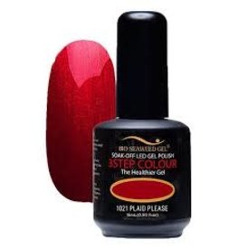 BIOSEAWEED 3STEP Colour Gel Polish 1021 Plaid Please