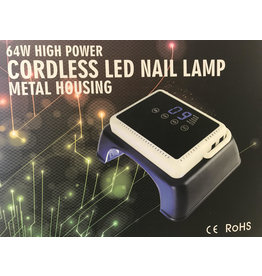 ROHS 64W CORDLESS LED NAIL LAMP