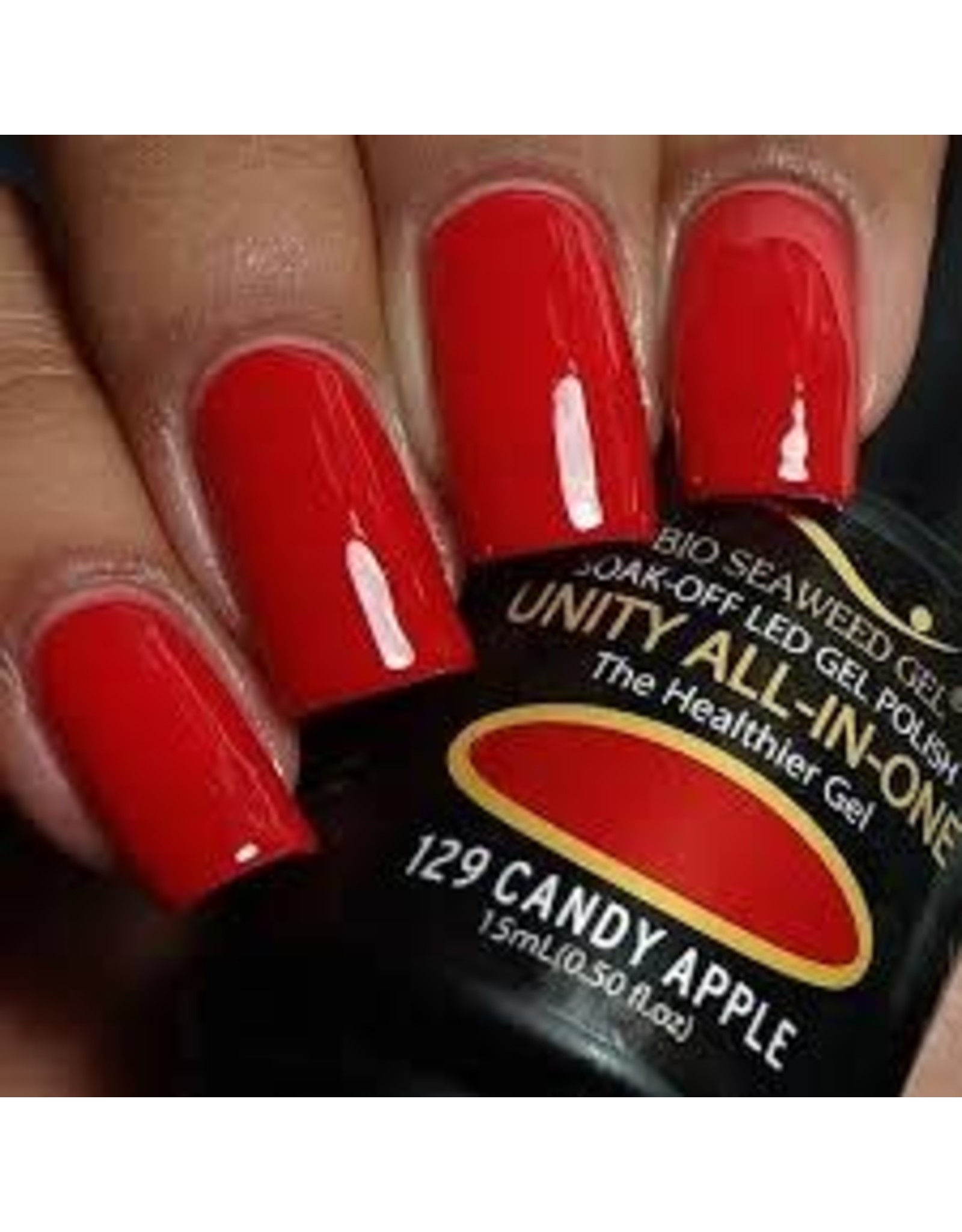 BIOSEAWEED UNITY All-In-One Gel Polish 129 Candy Apple