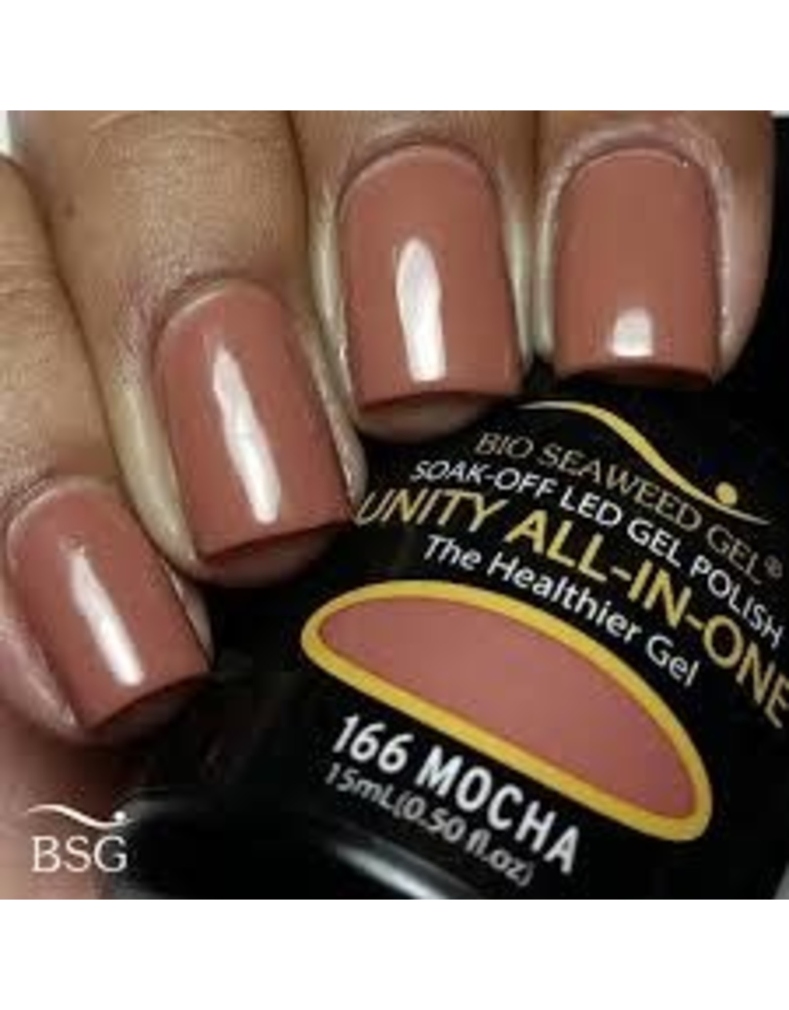 BIOSEAWEED UNITY All-In-One Gel Polish 166 Mocha