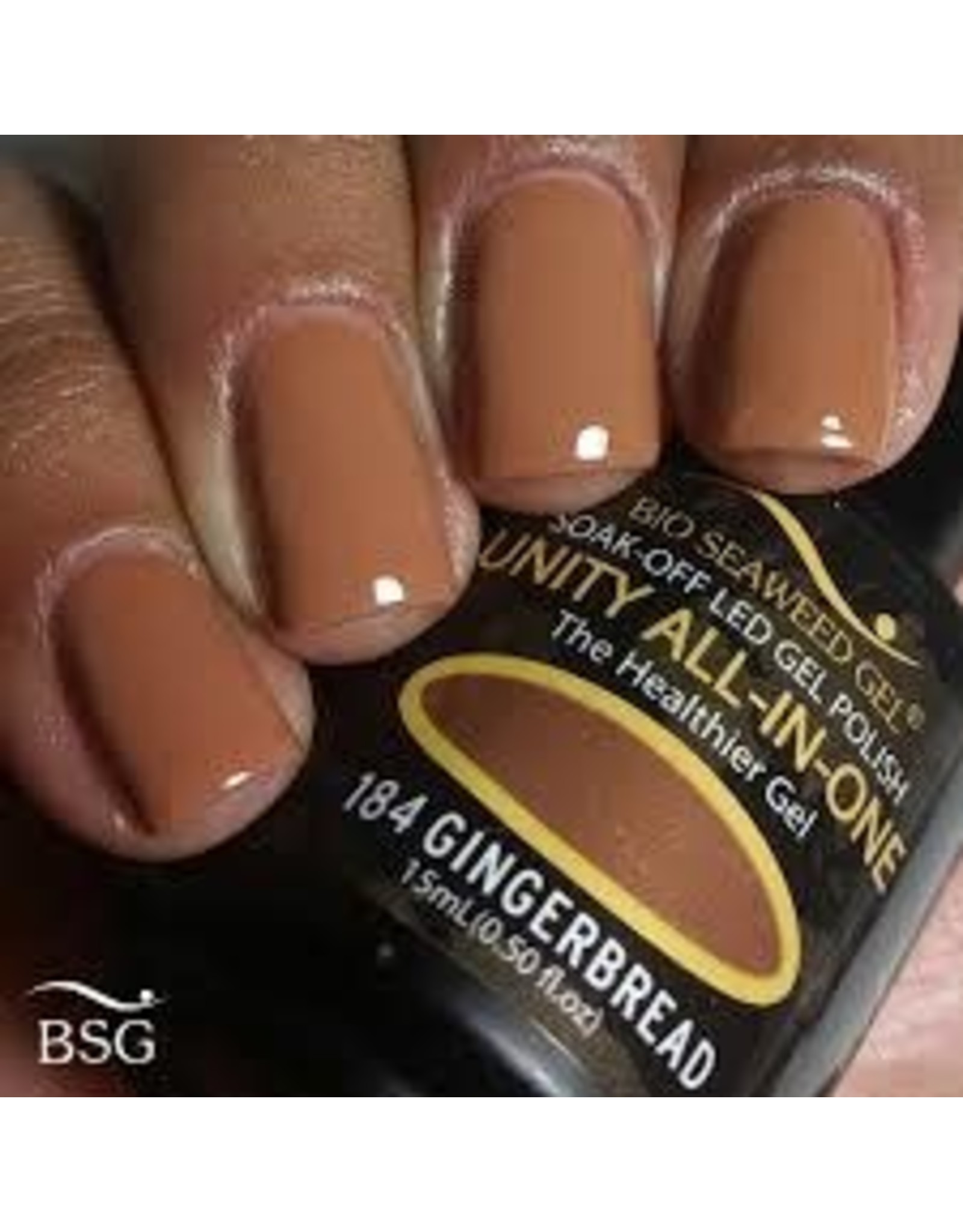BIOSEAWEED UNITY All-In-One Gel Polish 184 Gingerbread