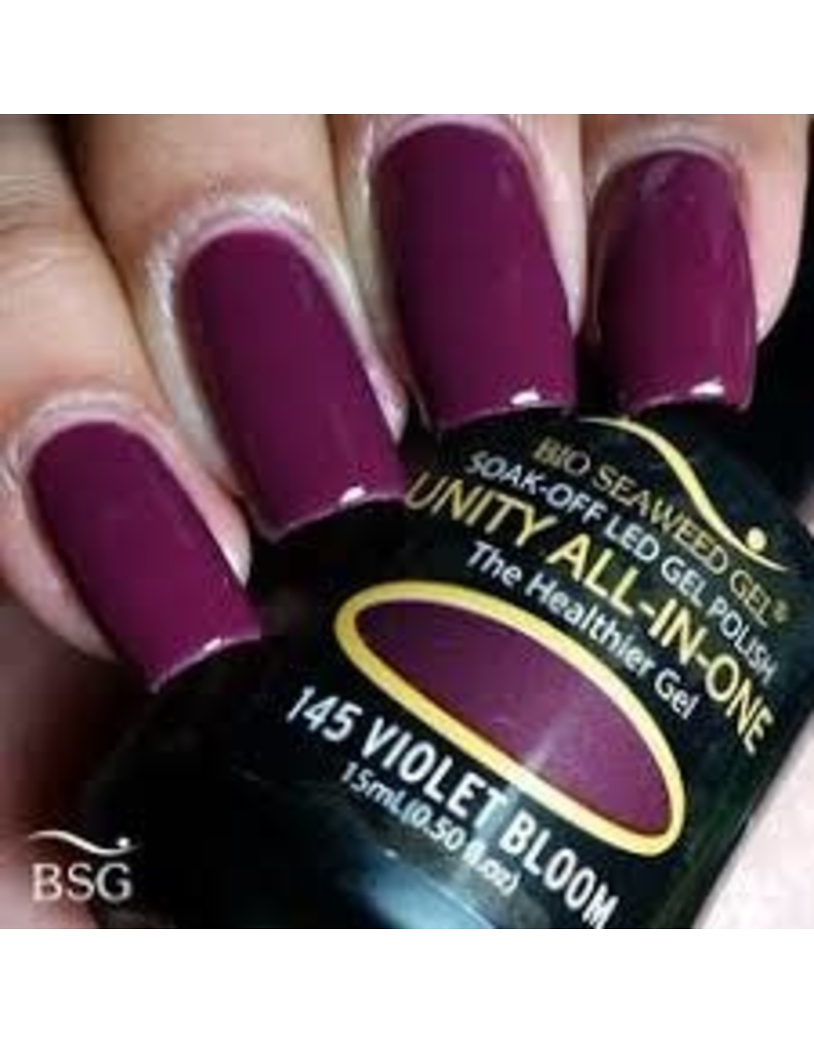 BIOSEAWEED UNITY All-In-One Gel Polish 145 Violet Bloom