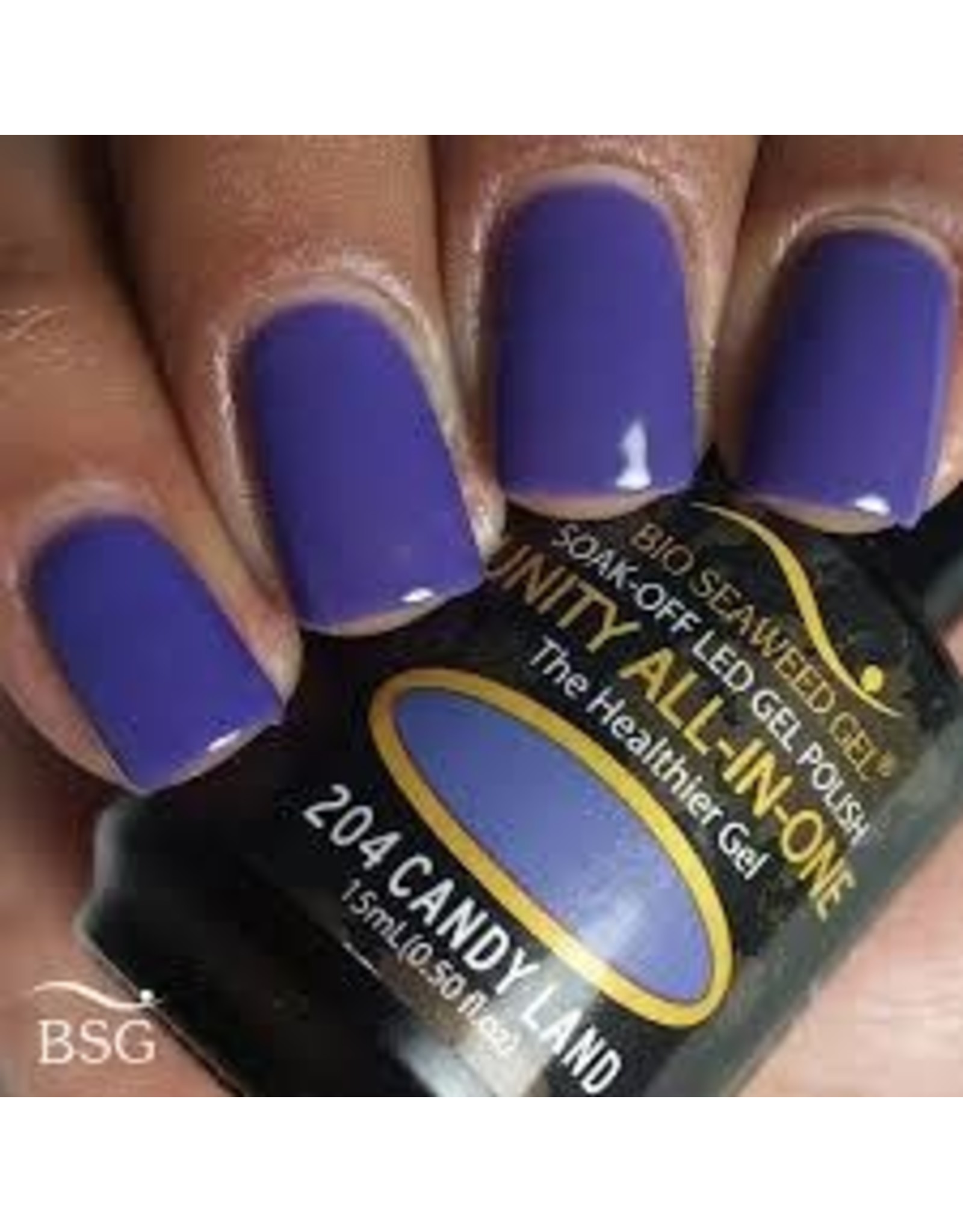 BIOSEAWEED UNITY All-In-One Gel Polish 204 Candy Land