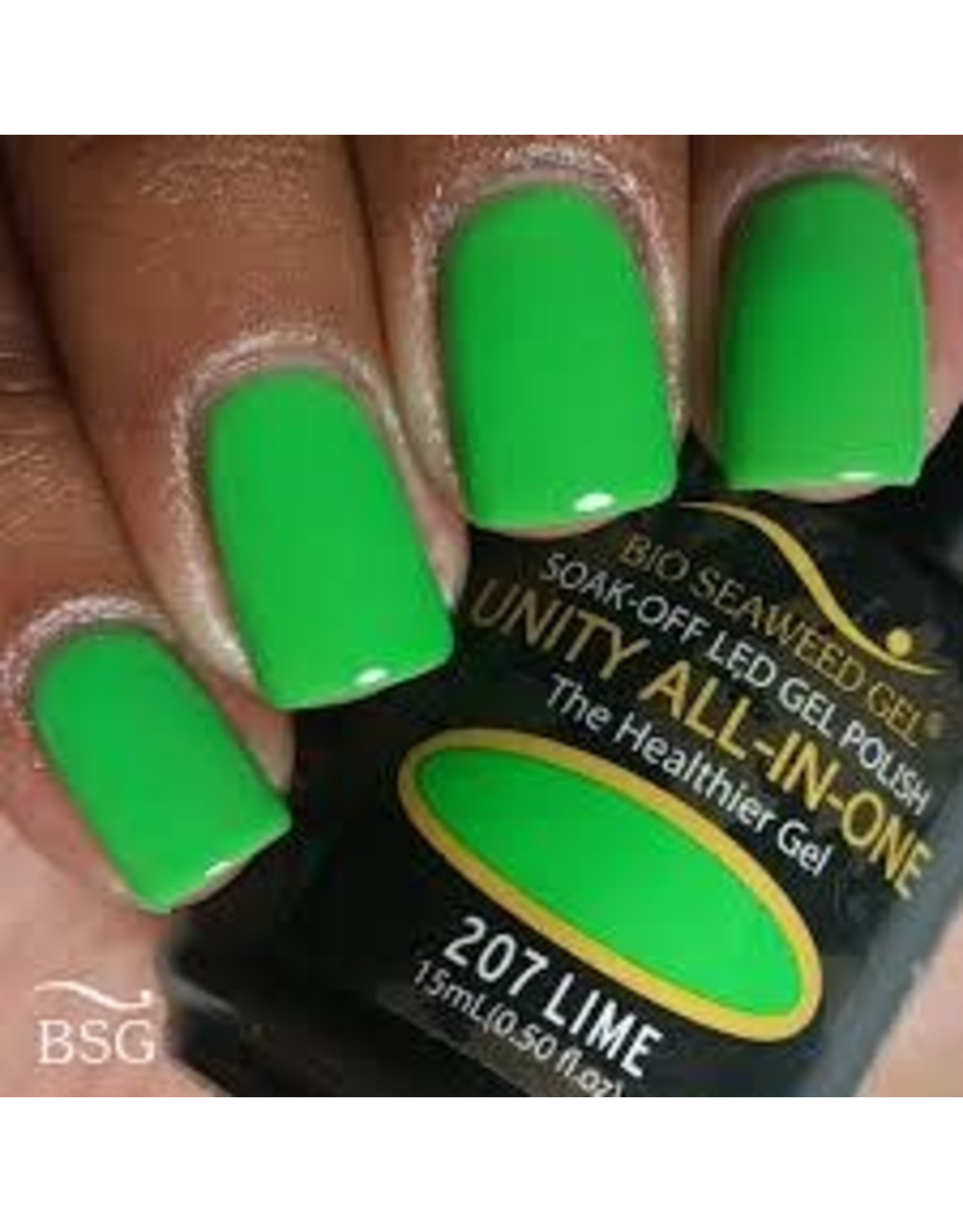 BIOSEAWEED UNITY All-In-One Gel Polish 207 Lime