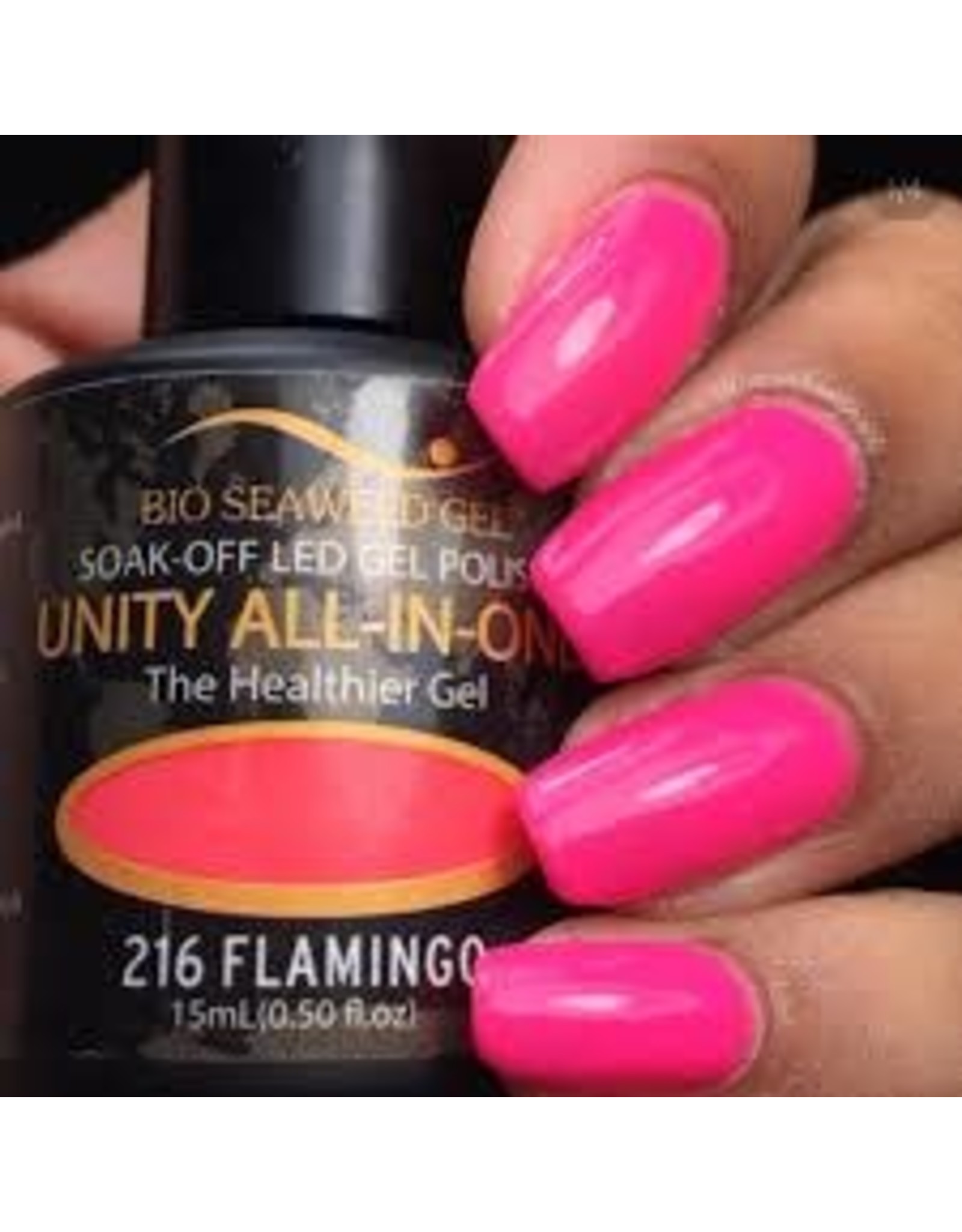 BIOSEAWEED UNITY All-In-One Gel Polish 216 Flamingo