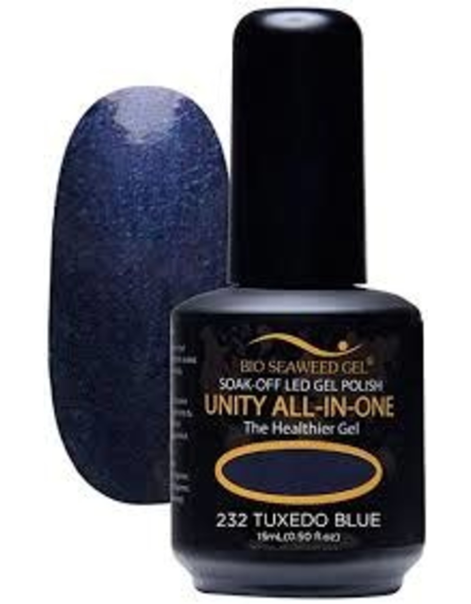 BIOSEAWEED UNITY All-In-One Gel Polish 232 Tuxedo Blue
