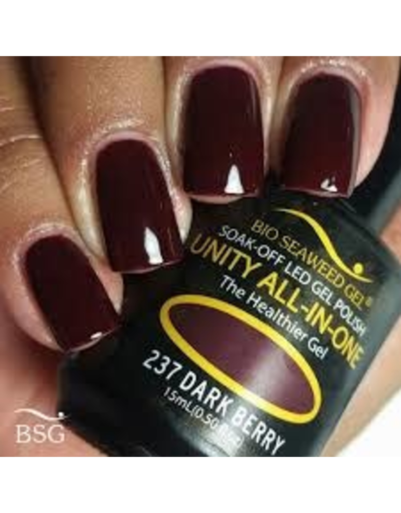 BIOSEAWEED UNITY All-In-One Gel Polish 237 Dark Berry