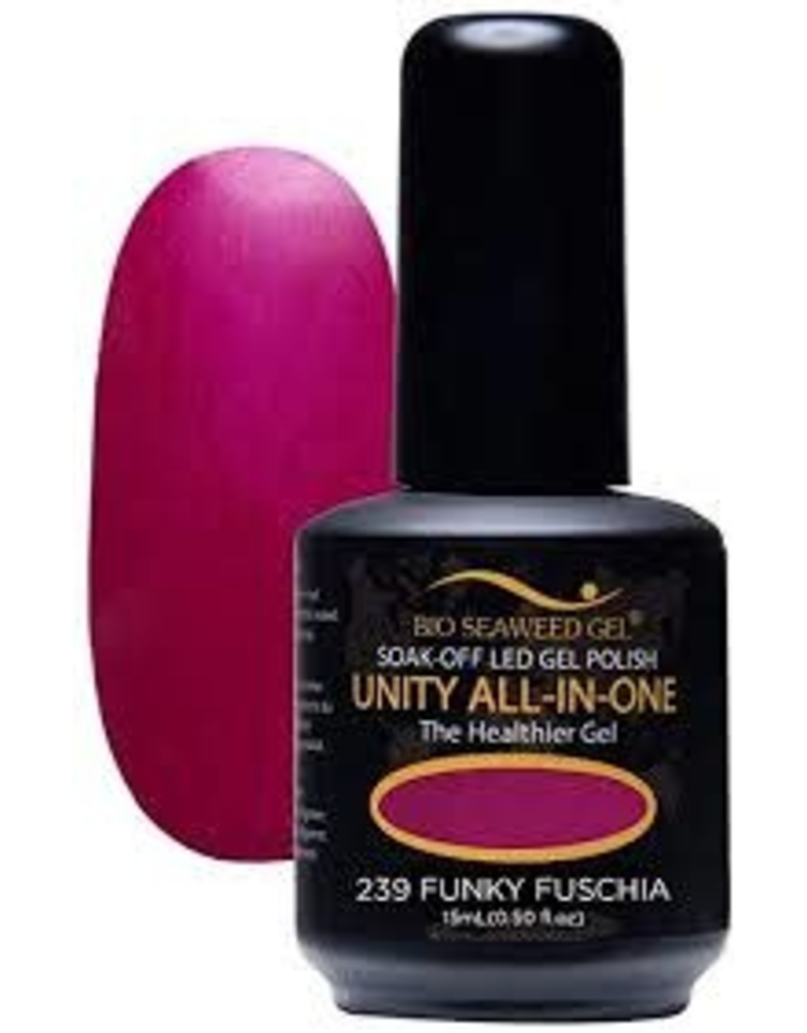 BIOSEAWEED UNITY All-In-One Gel Polish 239 Funky Fuschia