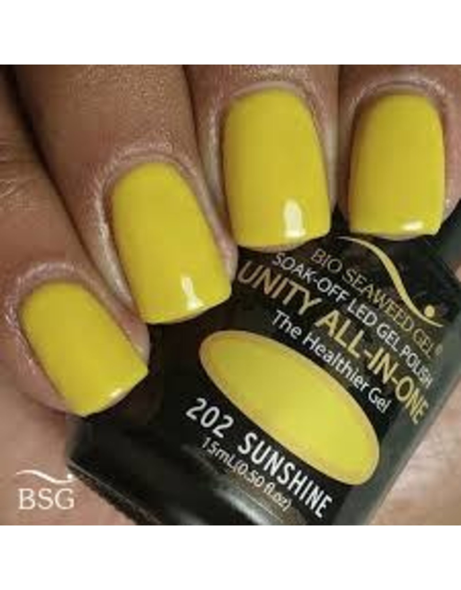 UNITY All-In-One Gel Polish 202 Sunshine - MONTREAL NAIL SUPPLY INC