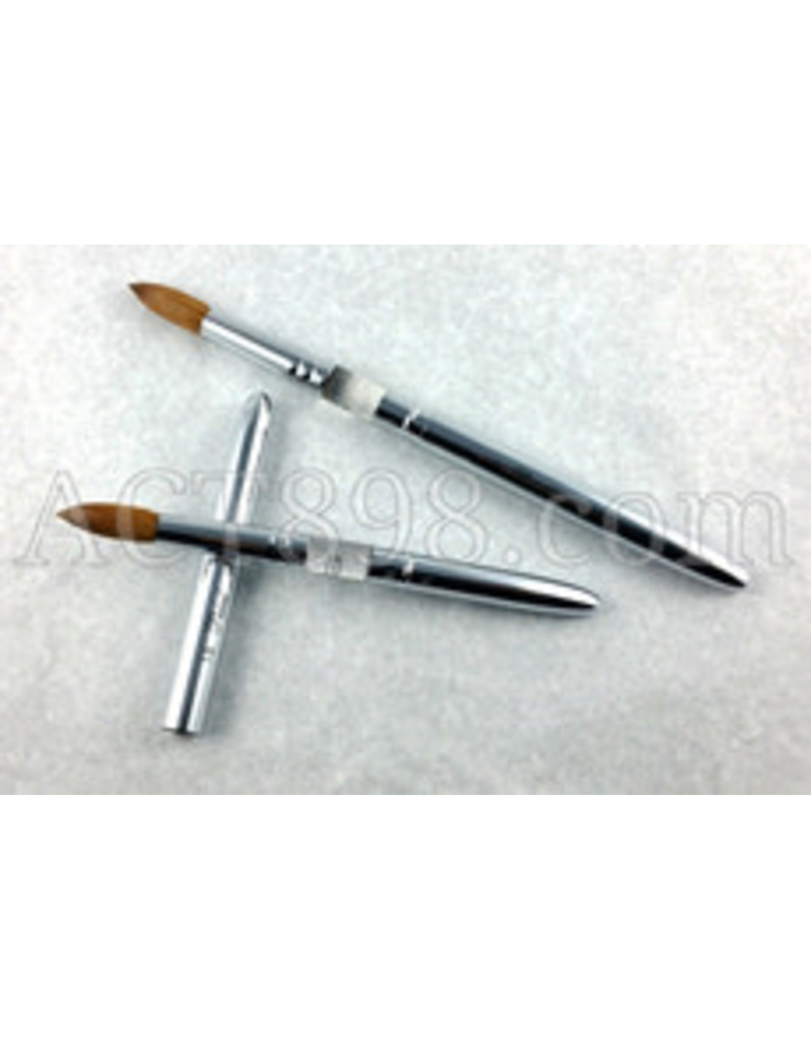 Acrylic Brush Kolinsky  Petal Chrome Handle #18