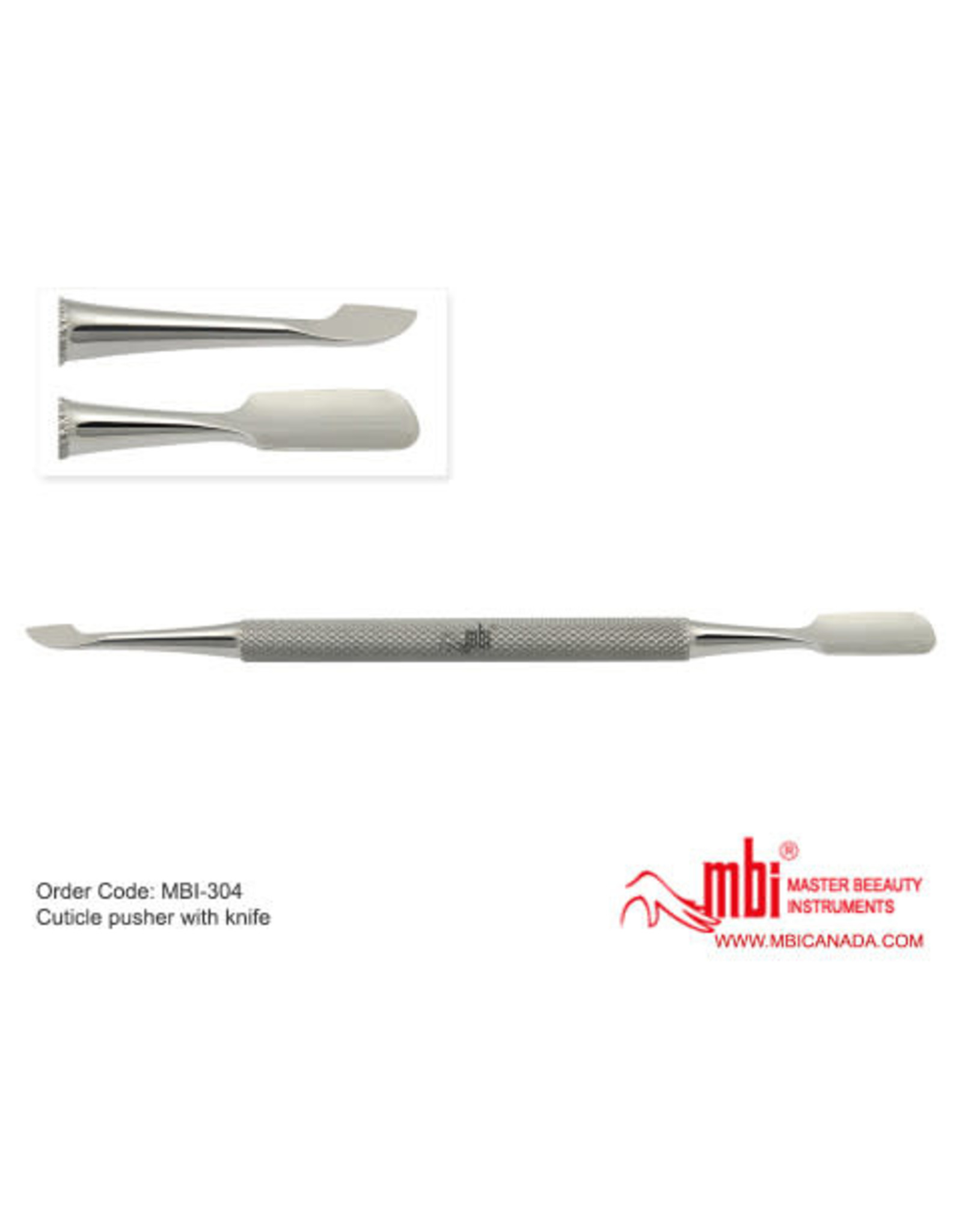 MBI-304 Cuticle Pusher With Knife
