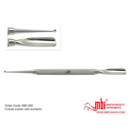 MBI-305 Cuticle Pusher With Extractor
